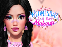 ಗೇಮ್ Wednesday Soft Girl Makeup