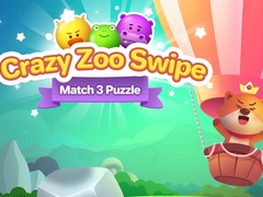 ಗೇಮ್ Crazy Zoo Swipe Match 3 Puzzle