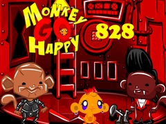 ગેમ Monkey Go Happy Stage 828