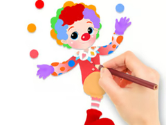 खेल Coloring Book: Funny Clown