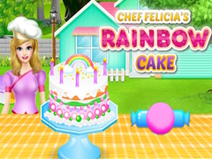 खेल Chef Felicia`s Rainbow Cake