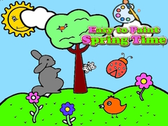खेल Easy to Paint Spring Time