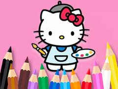 ગેમ Coloring Book: Hello Kitty Painting