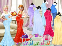 விளையாட்டு Pregnant Princesses Fashion Dressing Room