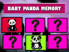 खेल Baby Panda Memory