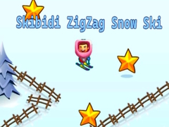 खेल Skibidi ZigZag Snow Ski