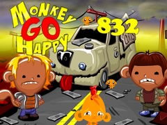 ಗೇಮ್ Monkey Go Happy Stage 832