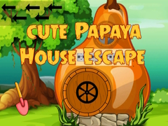 खेल Cute Papaya House Escape