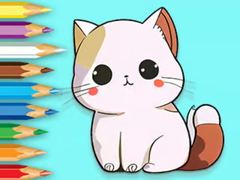 खेल Coloring Book: Cute Kitten