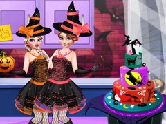 खेल Halloween Party Cake