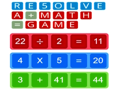 खेल RE5OLVE a+math=game