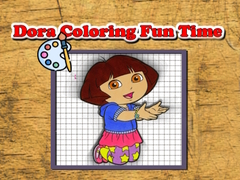 खेल Dora Coloring Fun Time