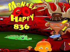 விளையாட்டு Monkey Go Happy Stage 836