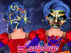 खेल Ladybug Halloween Hairstyles