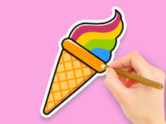 खेल Coloring Book: Rainbow Ice Cream