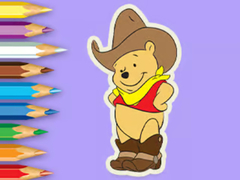 ગેમ Coloring Book: Cowboy Winnie