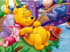 खेल Jigsaw Puzzle: Winnie Fishing