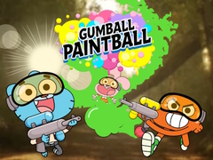 खेल Gumball Paintball