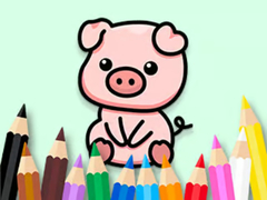 खेल Coloring Book: Cute Pig 2