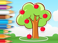 खेल Coloring Book: Apple Tree