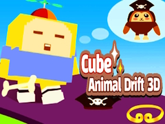 खेल Cube Animal Drift 3D