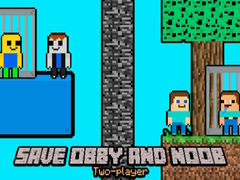 खेल Save Obby and Noob Two-players