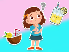 खेल Kids Quiz: What would you like to drink?