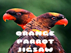 खेल Orange Parrot Jigsaw