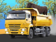 खेल Animal Transporter Truck