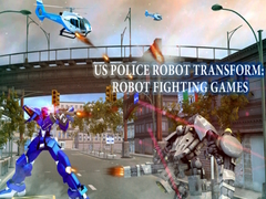 खेल US Police Robot Transform: Robot  fighting games