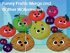 खेल Funny fruits: merge and gather watermelon