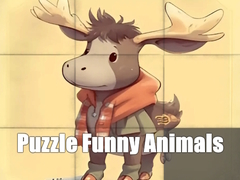 खेल Puzzle Funny Animals