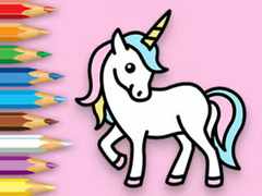 खेल Coloring Book: Happy Unicorn