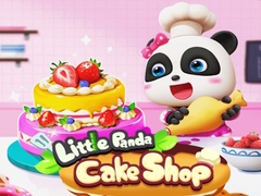 खेल Little Panda Cake Shop