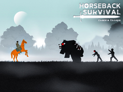 खेल Horseback Survival Zombies Escape