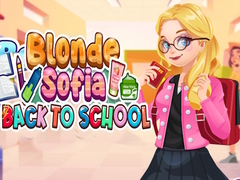 खेल Blonde Sofia Back to School