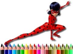 खेल Back To School Lady Bug Coloring