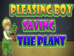 खेल Pleasing Boy Saving the Plant