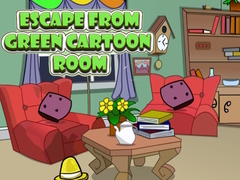 खेल Escape from Green Cartoon Room