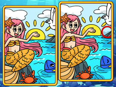 खेल Mermaids Spot The Differences