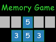 खेल Memory game