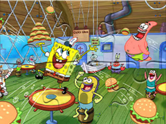 खेल Jigsaw Puzzle: SpongeBob SquarePants Work Time