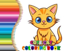 खेल Cute Cat Coloring Book