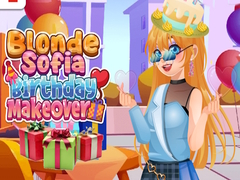 खेल Blonde Sofia Birthday Makeover