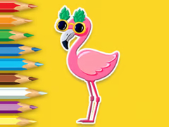 खेल Coloring Book: Flamingo