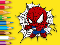 खेल Coloring Book: Baby Spiderman