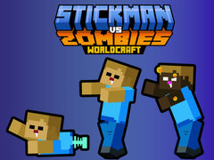 खेल Stickman vs Zombies WorldCraft