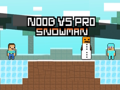 खेल Noob vs Pro Snowman