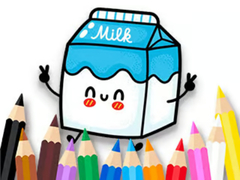 खेल Coloring Book: Milk