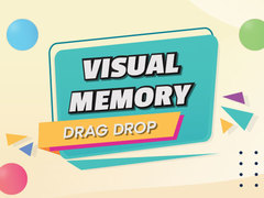 खेल Visual Memory Drag Drop